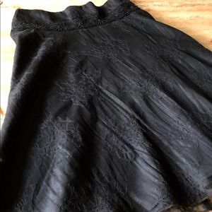 Black lace Anthropologie skirt